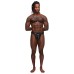 Taurus Leather Thong - One Size - Black