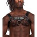 Aries Leather Harness - One Size - Black Aries Leather Harness - One Size - Black