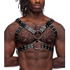 Gemini Leather Harness - One Size - Black