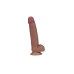 Real Skin 9" Dual Layer Dildo - Light Brown