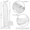 Size Queen 6 inch/15.25 Cm - Clear