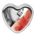 Edible Heart Candle - Watermelon - 4 Oz.