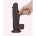 Get Lucky 7.5 Inch Real Skin Dildo - Dark Brown Get Lucky 7.5 Inch Real Skin Dildo - Dark Brown