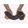 Get Lucky 7.5 Inch Real Skin Dildo - Dark Brown