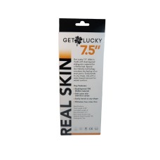Real Skin 7.5" Dual Layer Dildo - Light Brown