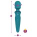 Fierce Wand Massager - Ocean Fierce Wand Massager - Ocean