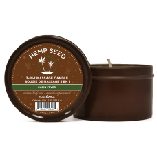 Hemp Seed 3-in-1 Massage Candle Cabin Fever 6oz/ 170 G Hemp Seed 3-in-1 Massage Candle Cabin Fever 6oz/ 170 G