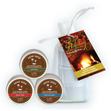 Holiday Trio - 2 Oz. Holiday Candles in Organza Bag Holiday Trio - 2 Oz. Holiday Candles in Organza Bag