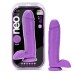 Neo Elite - 10 Inch Silicone Dual Density Cock with Balls - Neon Purple Neo Elite - 10 Inch Silicone Dual Density Cock with Balls - Neon Purple