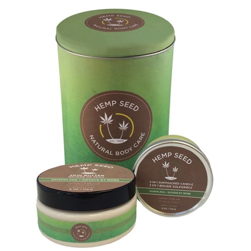 Hemp Seed Holiday Tin - Guavalava Hemp Seed Holiday Tin - Guavalava