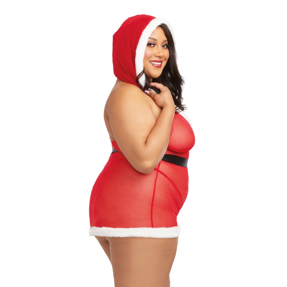 Santa Cutie - Queen Size - Lipstick Red