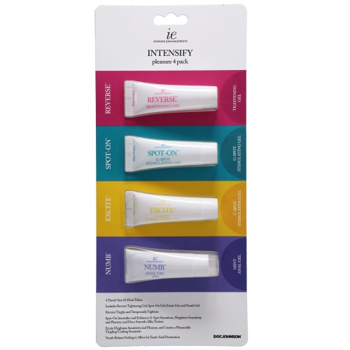 Intimate Enhancements Intensify Pleasure 4 Pack Intimate Enhancements Intensify Pleasure 4 Pack