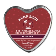 Hemp Seed 3-in-1 Massage Candle - Pillow Talk - 4 Oz Hemp Seed 3-in-1 Massage Candle - Pillow Talk - 4 Oz