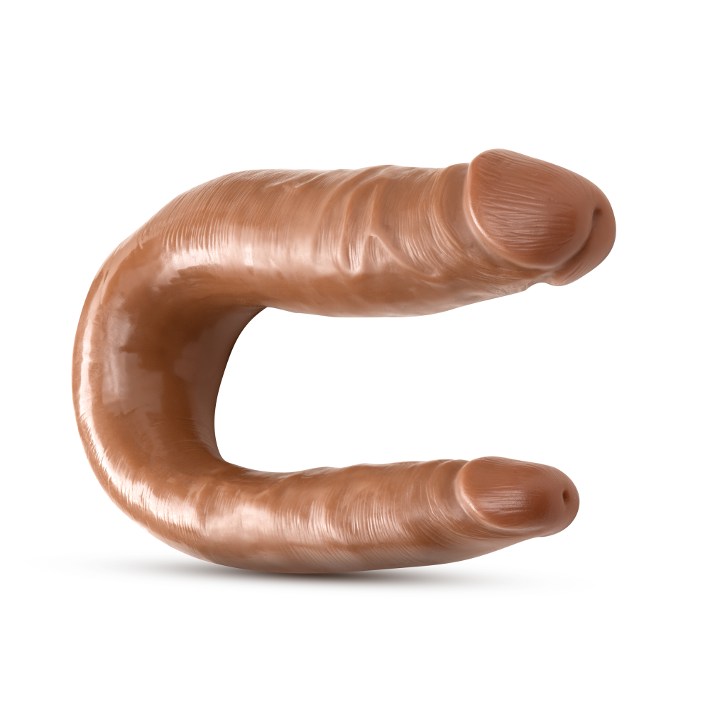 Dr. Skin Mini Double Dong - Mocha Dr. Skin Mini Double Dong - Mocha