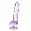 Naturally Yours - 8 Inch Crystalline Dildo - Amethyst