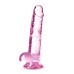 Naturally Yours - 7 Inch Crystalline Dildo - Rose Naturally Yours - 7 Inch Crystalline Dildo - Rose