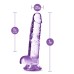 Naturally Yours - 7 Inch Crystalline Dildo - Amethhyst Naturally Yours - 7 Inch Crystalline Dildo - Amethhyst