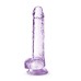 Naturally Yours - 7 Inch Crystalline Dildo - Amethhyst Naturally Yours - 7 Inch Crystalline Dildo - Amethhyst