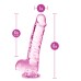 Naturally Yours - 6 Inch Crystalline Dildo - Rose Naturally Yours - 6 Inch Crystalline Dildo - Rose