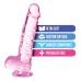 Naturally Yours - 6 Inch Crystalline Dildo - Rose