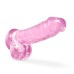 Naturally Yours - 6 Inch Crystalline Dildo - Rose Naturally Yours - 6 Inch Crystalline Dildo - Rose