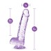 Naturally Yours - 6 Inch Crystalline Dildo - Amethyst Naturally Yours - 6 Inch Crystalline Dildo - Amethyst