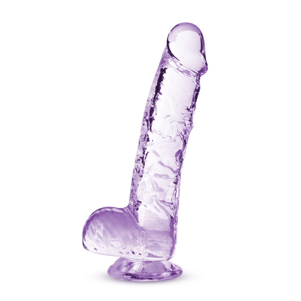 Naturally Yours - 6 Inch Crystalline Dildo - Amethyst