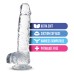 Naturally Yours - 6 Inch Crystalline Dildo - Diamond Naturally Yours - 6 Inch Crystalline Dildo - Diamond