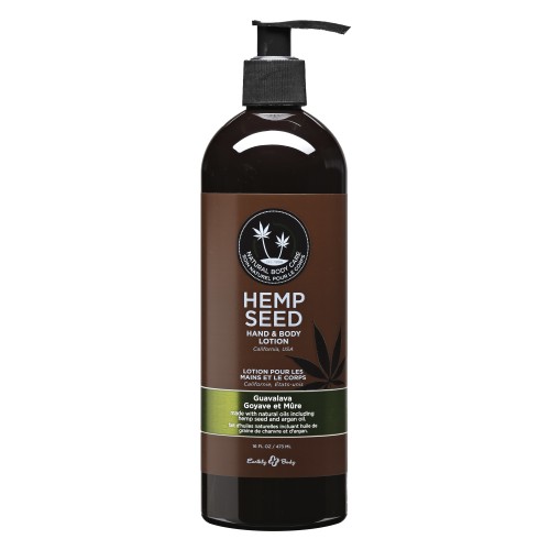 Hemp Seed Hand and Body Lotion - 16 Fl. Oz. - Guavalava Hemp Seed Hand and Body Lotion - 16 Fl. Oz. - Guavalava