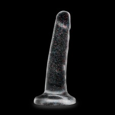 Naturally Yours - 5.5 Inch Glitter Dong - Sparkling Clear Naturally Yours - 5.5 Inch Glitter Dong - Sparkling Clear
