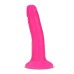 Neo Elite - 6 Inch Silicone Dual Density Cock - Neon Pink