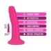 Neo Elite - 6 Inch Silicone Dual Density Cock - Neon Pink