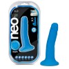 Neo Elite - 6 Inch Dual Density Cock - Neon Blue