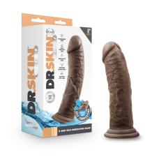 Dr. Skin Glide 8 Inch Self Lubricating Dildo - - Chocolate Dr. Skin Glide 8 Inch Self Lubricating Dildo - - Chocolate