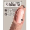 King Cock Elite 6 Inch Silicone Dual Density Cock - Light