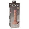 King Cock Elite 6 Inch Silicone Dual Density Cock - Light