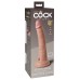 King Cock Elite 7 Inch Silicone Dual Density Cock - Light
