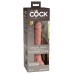 King Cock Elite 7 Inch Silicone Dual Density Cock - Light