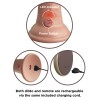 King Cock Elite 9 Inch Vibrating Silicone Dual Density Cock With Remote - Light