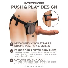 King Cock Elite Comfy Body Dock Strap-on Harness King Cock Elite Comfy Body Dock Strap-on Harness