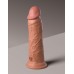 King Cock Elite 8 Inch Silicone Dual Density Cock - Tan