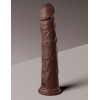 King Cock Elite 11 Inch Silicone Dual Density Cock - Brown King Cock Elite 11 Inch Silicone Dual Density Cock - Brown