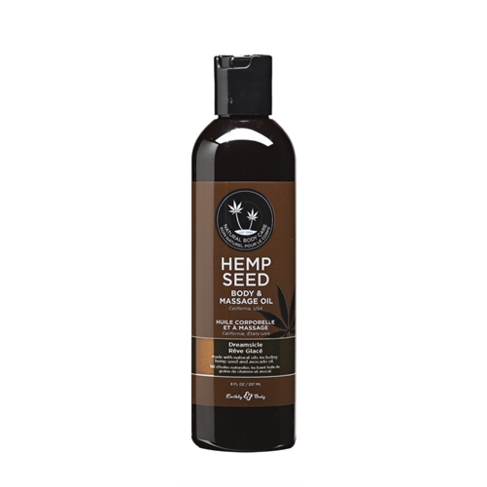 Hemp Seed Massage and Body Oil - Dreamsicle - 8 Fl. Oz./ 237ml