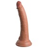 King Cock Elite Comfy Silicone Body Dock Kit - Harness and 7 Inch Dildo - Tan