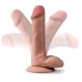Dr. Skin Plus - 6 Inch Posable Dildo With Balls - Mocha Dr. Skin Plus - 6 Inch Posable Dildo With Balls - Mocha