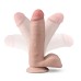 Dr. Skin Plus - 7 Inch Posable Dildo With Balls - Vanilla Dr. Skin Plus - 7 Inch Posable Dildo With Balls - Vanilla
