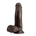 Dr. Skin Plus - 7 Inch Posable Dildo With Balls - Chocolate Dr. Skin Plus - 7 Inch Posable Dildo With Balls - Chocolate