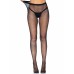 Rhinestone Fishnet Crotchless Tights - One Size - Black Rhinestone Fishnet Crotchless Tights - One Size - Black