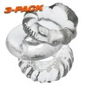 Bonemaker 3-Pack Boner Rings - Clear