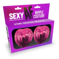 Sexy Af Nipple Couture Pink Sequin Hearts Sexy Af Nipple Couture Pink Sequin Hearts